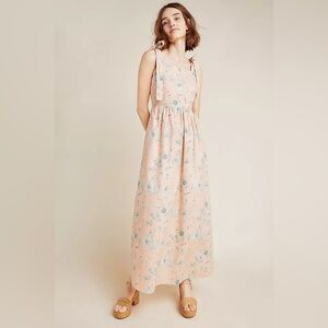 Gal Meets Glam x Anthropologie Makenna floral maxi dress, Size 8